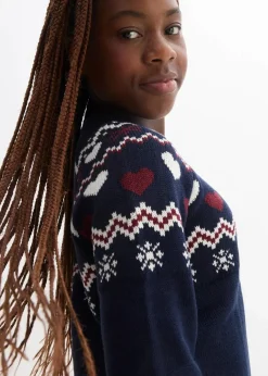 Kinder bonprix Mädchen 9-16 Jahre·Kleider & Jumpsuits|Strickkleid
