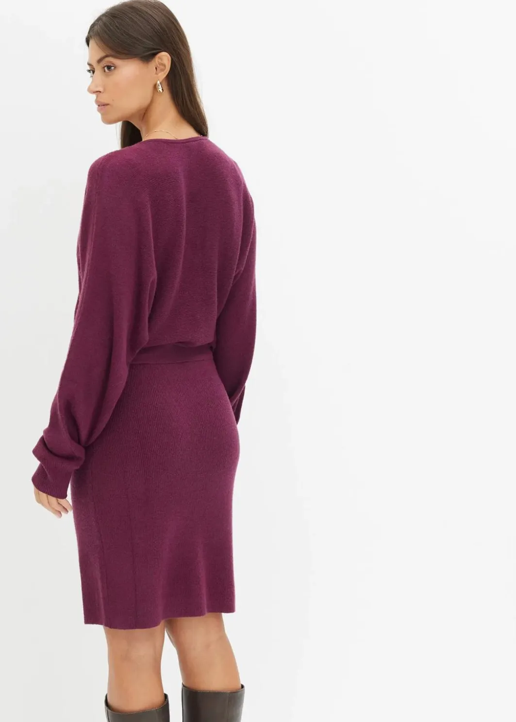 New Strickkleid aus Viskose-Mix Damen Nachhaltigere Materialien|Bekleidung·Pullover & Strickjacken