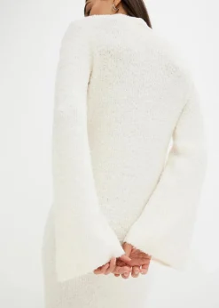 Discount Strickkleid aus Bouclé Damen Bekleidung·Umstandsmode|Bekleidung·Pullover & Strickjacken