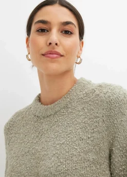Hot Strickkleid aus Bouclé Damen Kleider|Strickmode