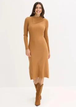 Best Strickkleid aus fließendem Viskose-Mix Damen Bekleidung·Umstandsmode|Bekleidung·Pullover & Strickjacken