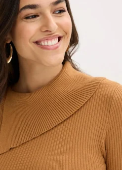 Best Strickkleid aus fließendem Viskose-Mix Damen Bekleidung·Umstandsmode|Bekleidung·Pullover & Strickjacken