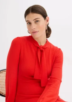 Damen bonprix Bekleidung·Umstandsmode|Strickmode|Strickkleid aus fließendem Viskose-Mix