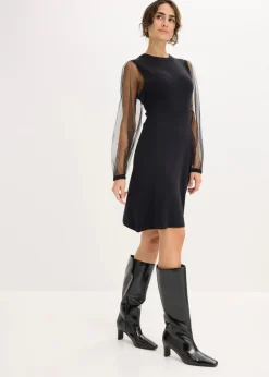 Damen bonprix Bekleidung·Umstandsmode|Bekleidung·Pullover & Strickjacken|Strickkleid aus fließendem Viskose-mix