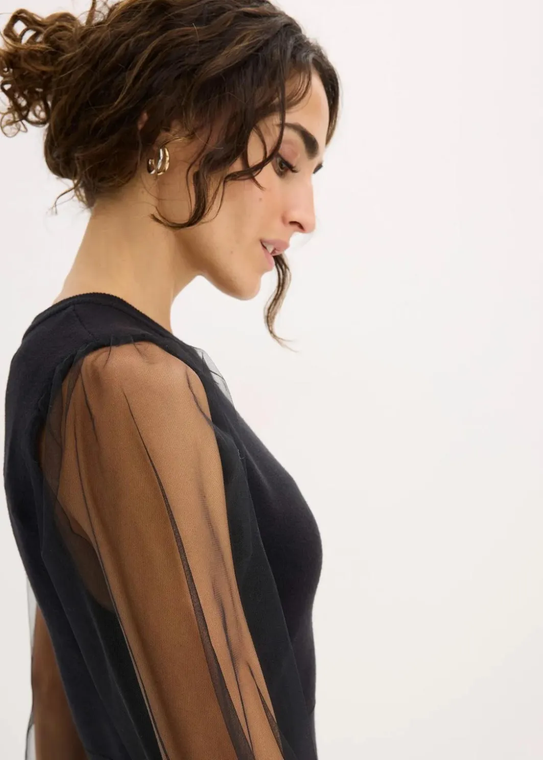 Damen bonprix Bekleidung·Umstandsmode|Bekleidung·Pullover & Strickjacken|Strickkleid aus fließendem Viskose-mix