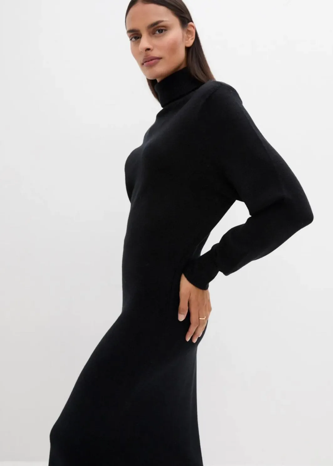 Sale Strickkleid aus Merinowolle Damen Kleider|Strickmode