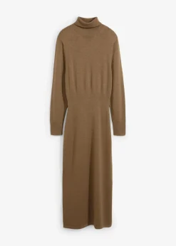 Damen bonprix Kleider|Strickmode|Strickkleid aus Merinowolle