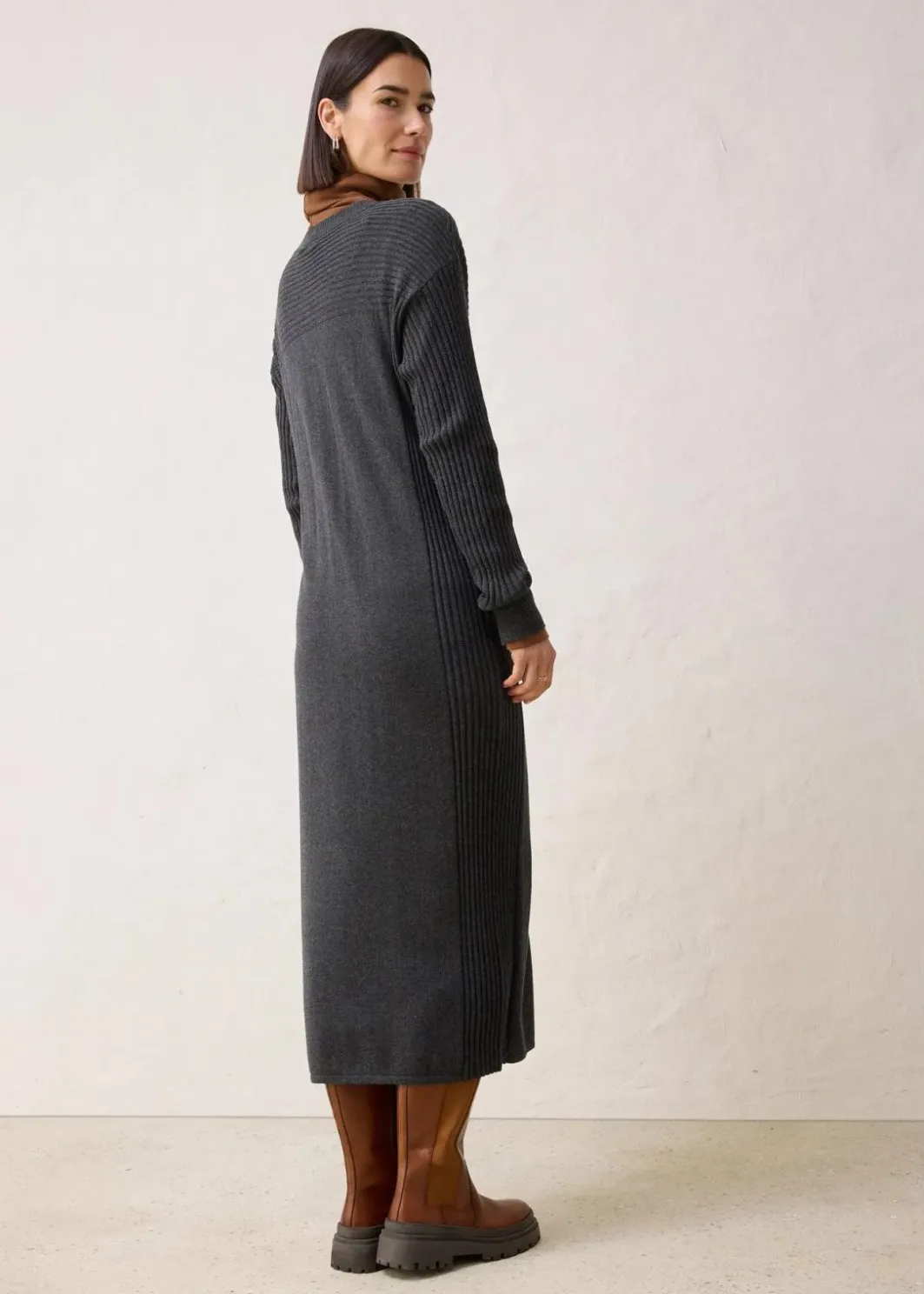 Damen bonprix Bekleidung·Umstandsmode|Strickmode|Strickkleid aus Merinowolle