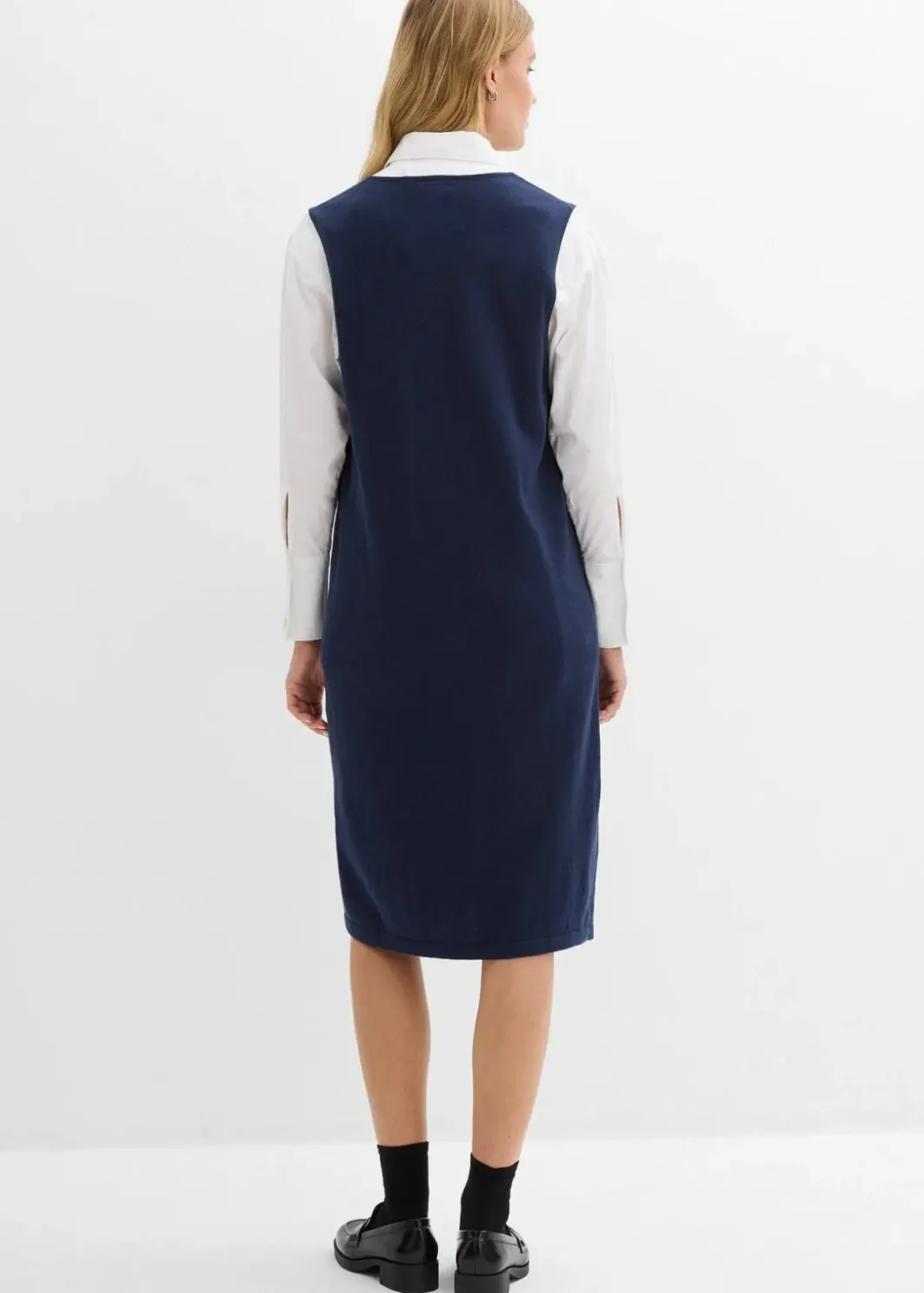 Damen bonprix Bekleidung·Umstandsmode|Strickmode|Strickkleid aus reiner Baumwolle