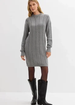 New Strickkleid aus reiner Baumwolle Damen Bekleidung·Umstandsmode|Strickmode