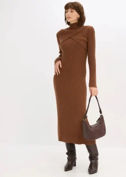 Online Strickkleid aus softem Viskose-Mix Damen Bekleidung·Umstandsmode|Bekleidung·Pullover & Strickjacken