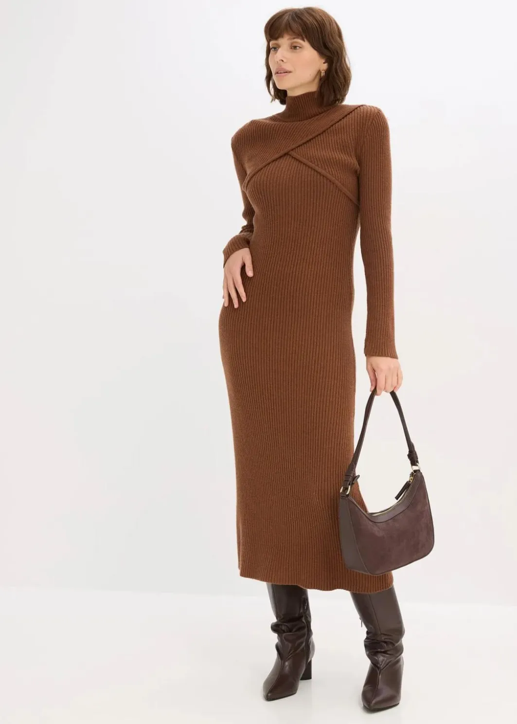 Online Strickkleid aus softem Viskose-Mix Damen Bekleidung·Umstandsmode|Bekleidung·Pullover & Strickjacken