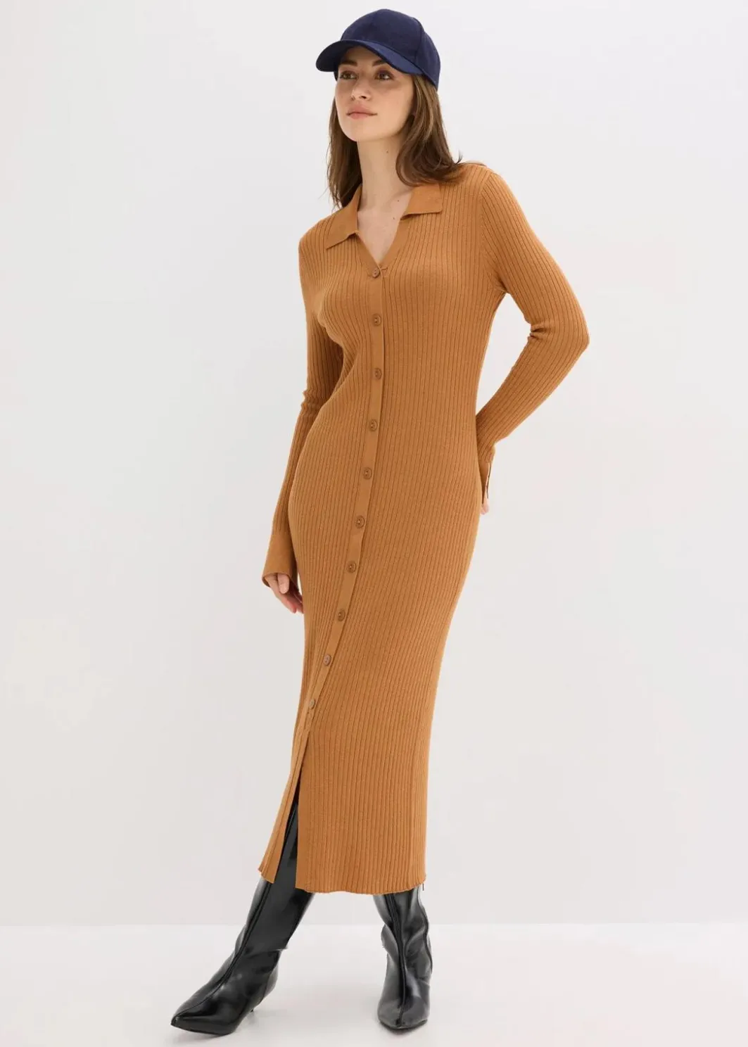 Best Strickkleid aus softem Viskose-Mix Damen Bekleidung·Umstandsmode|Strickmode