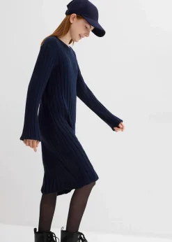 Outlet Strickkleid aus softem Viskose-Mix Kinder Mädchen 9-16 Jahre·Kleider & Jumpsuits