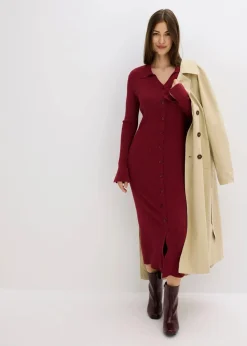 Damen bonprix Bekleidung·Umstandsmode|Strickmode|Strickkleid aus softem Viskose-Mix