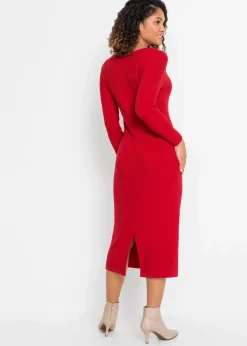Clearance Strickkleid aus Viskose- Mix Damen Bekleidung·Umstandsmode|Bekleidung·Pullover & Strickjacken