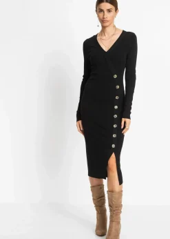 Damen bonprix Bekleidung·Umstandsmode|Bekleidung·Pullover & Strickjacken|Strickkleid aus Viskose-Mix