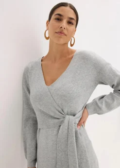Damen bonprix Bekleidung·Umstandsmode|Bekleidung·Pullover & Strickjacken|Strickkleid aus Viskose-Mix