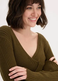Damen bonprix Bekleidung·Umstandsmode|Bekleidung·Pullover & Strickjacken|Strickkleid aus Viskose-Mix