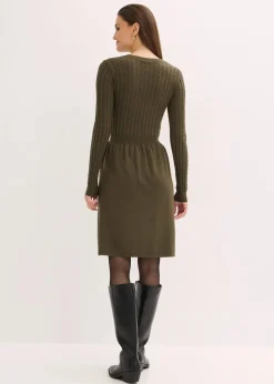 Best Strickkleid aus Viskose-Mix Damen Bekleidung·Umstandsmode|Strickmode