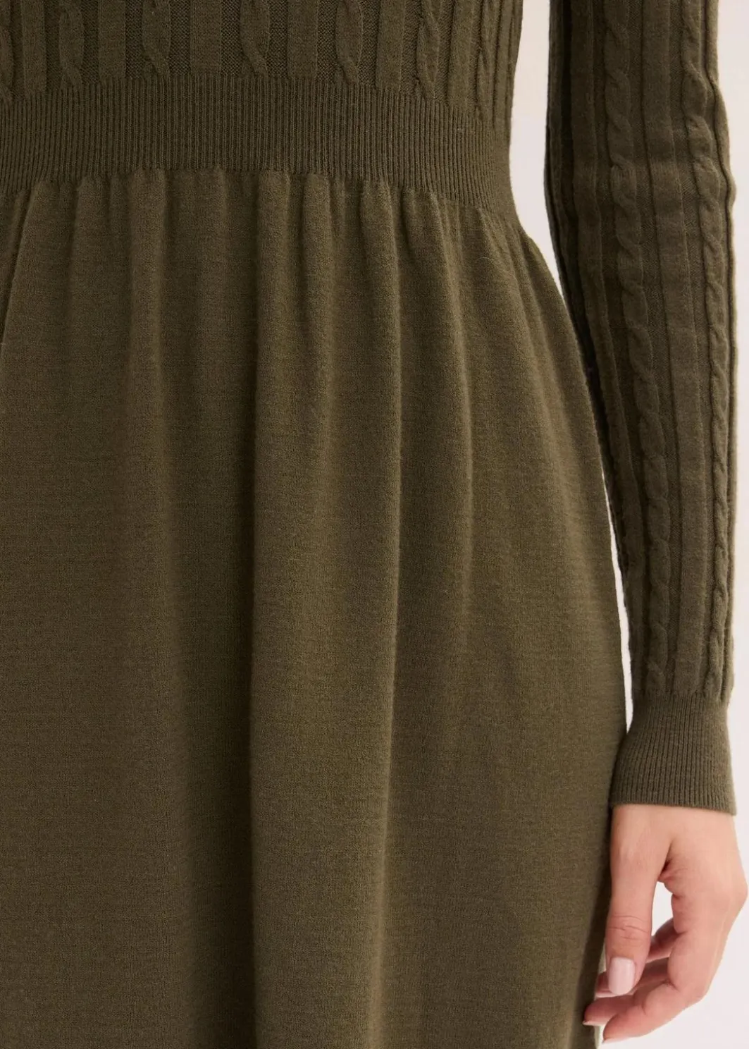 Best Strickkleid aus Viskose-Mix Damen Bekleidung·Umstandsmode|Strickmode