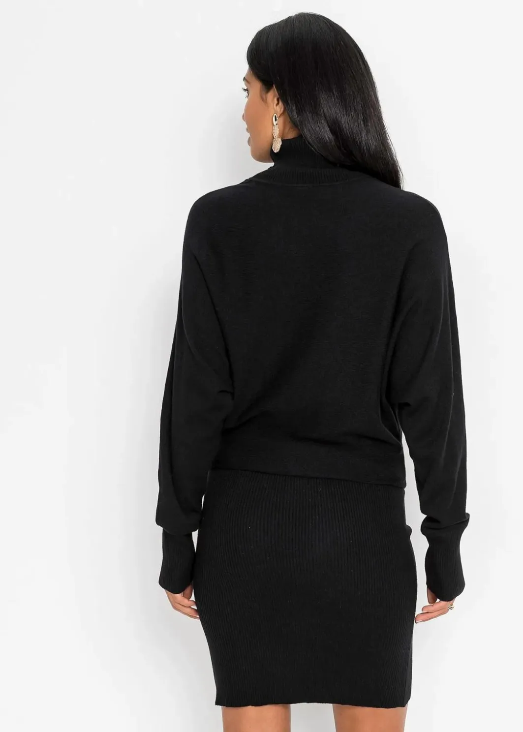 Damen bonprix Bekleidung·Umstandsmode|Strickmode|Strickkleid aus Viskose-Mix