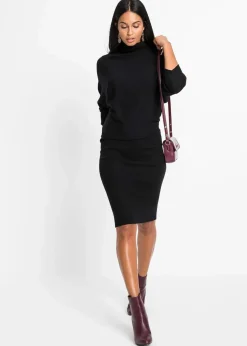 Damen bonprix Bekleidung·Umstandsmode|Strickmode|Strickkleid aus Viskose-Mix