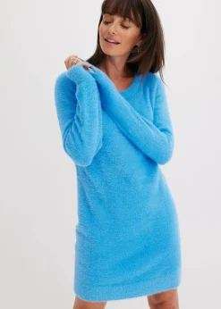 Damen bonprix Bekleidung·Umstandsmode|Bekleidung·Pullover & Strickjacken|Strickkleid aus Viskose-Mix
