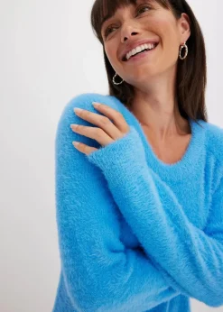 Damen bonprix Bekleidung·Umstandsmode|Bekleidung·Pullover & Strickjacken|Strickkleid aus Viskose-Mix