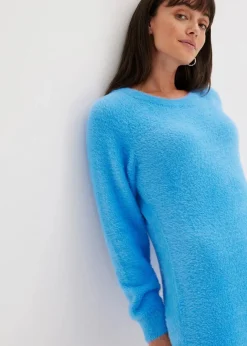Damen bonprix Bekleidung·Umstandsmode|Bekleidung·Pullover & Strickjacken|Strickkleid aus Viskose-Mix