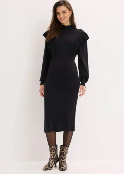 Damen bonprix Bekleidung·Umstandsmode|Bekleidung·Pullover & Strickjacken|Strickkleid aus Viskose-Mix