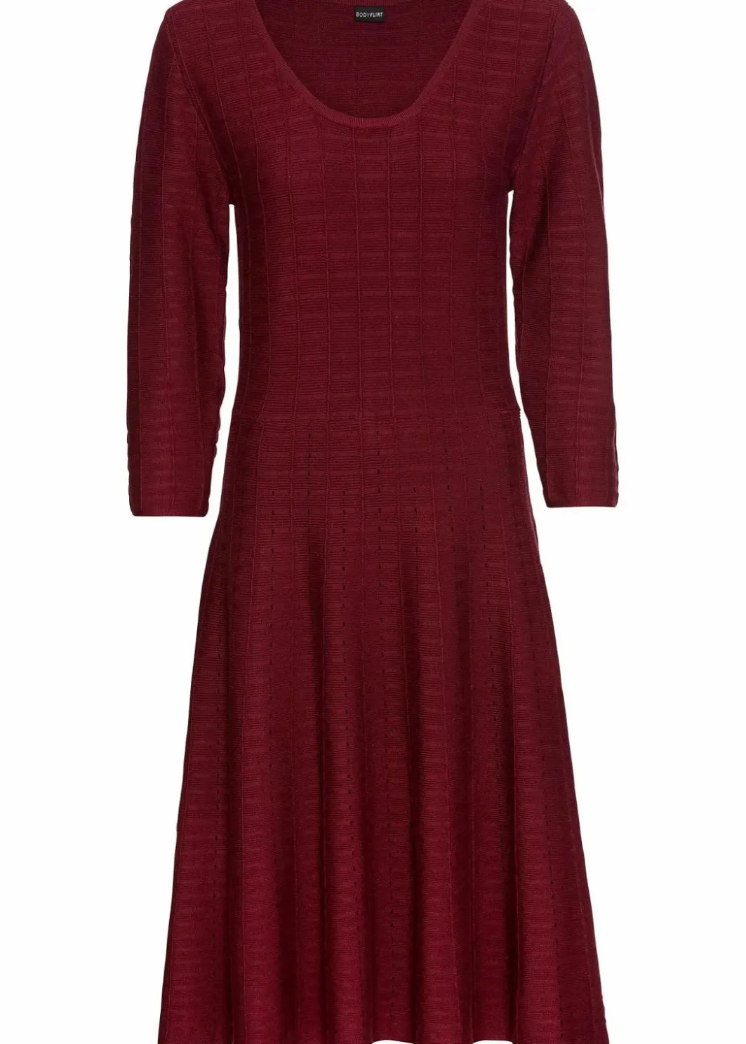 Damen bonprix Kleider|Bekleidung·Pullover & Strickjacken|Strickkleid aus weichem Viskose-Mix