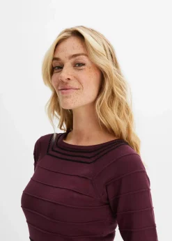 Best Strickkleid aus weichem Viskose-Mix Damen Kleider|Strickmode