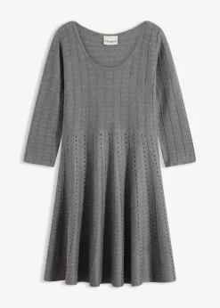 Damen bonprix Bekleidung·Umstandsmode|Strickmode|Strickkleid aus weichem Viskose-Mix