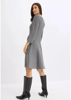 Damen bonprix Bekleidung·Umstandsmode|Strickmode|Strickkleid aus weichem Viskose-Mix