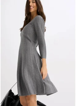 Damen bonprix Bekleidung·Umstandsmode|Strickmode|Strickkleid aus weichem Viskose-Mix