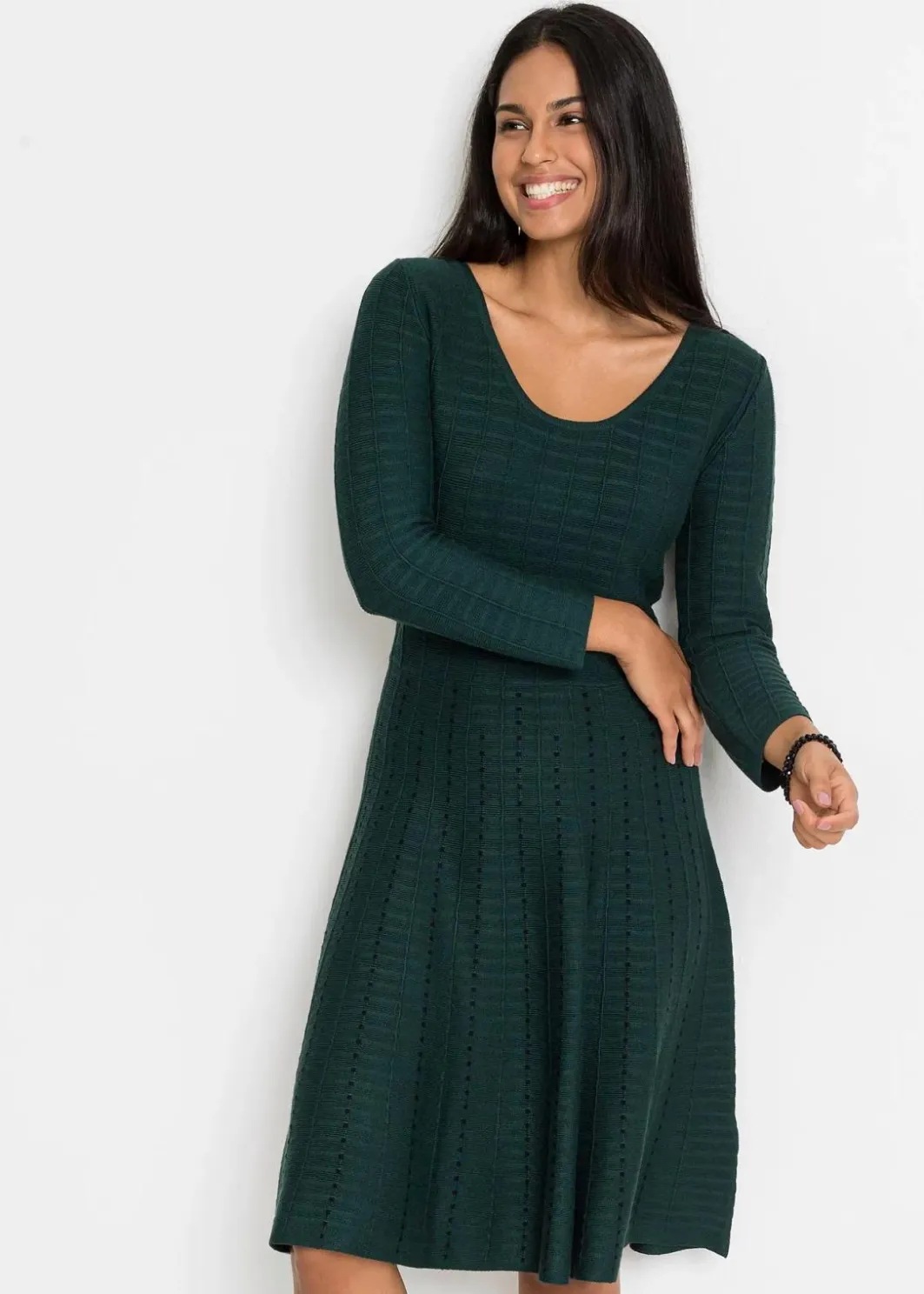 Clearance Strickkleid aus weichem Viskose-Mix Damen Bekleidung·Umstandsmode|Strickmode