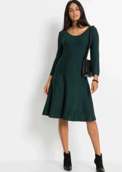 Clearance Strickkleid aus weichem Viskose-Mix Damen Bekleidung·Umstandsmode|Strickmode