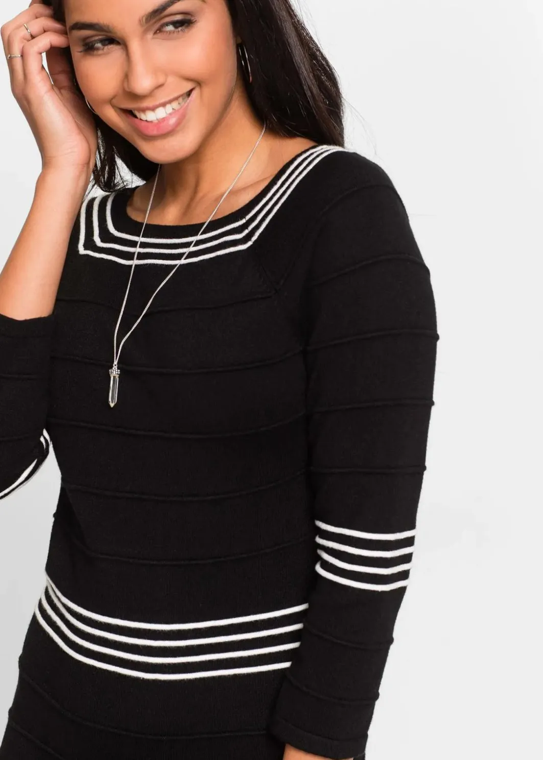 Strickkleid aus weichem Viskose-Mix Damen Bekleidung·Umstandsmode|Bekleidung·Pullover & Strickjacken