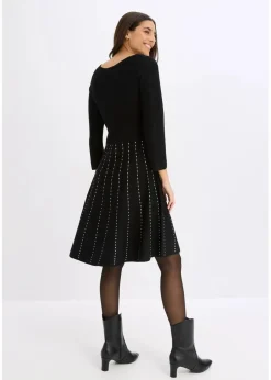 Discount Strickkleid aus weichem Viskose-Mix Damen Kleider|Bekleidung·Pullover & Strickjacken