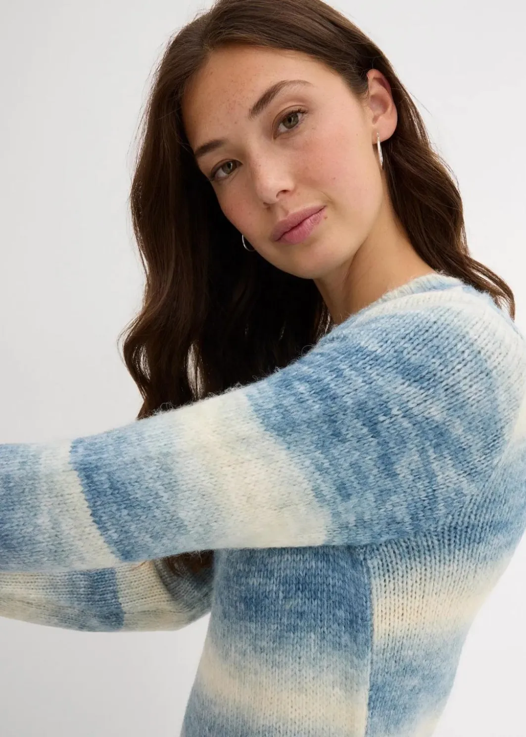 Damen bonprix Kleider|Strickmode|Strickkleid aus weichem Woll-Mix