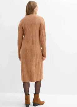 Damen bonprix Bekleidung·Umstandsmode|Bekleidung·Pullover & Strickjacken|Strickkleid aus Zopfstrick