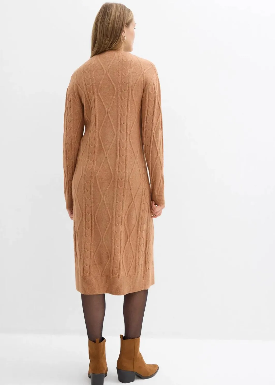 Damen bonprix Bekleidung·Umstandsmode|Bekleidung·Pullover & Strickjacken|Strickkleid aus Zopfstrick