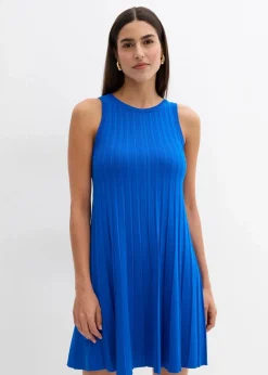 Damen bonprix Strickmode|Kleider|Strickkleid in A-Linie aus Viskose-Mix