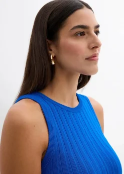Damen bonprix Strickmode|Kleider|Strickkleid in A-Linie aus Viskose-Mix