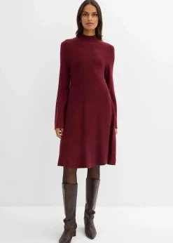 Discount Strickkleid in A-Linie aus Viskose-Mix Damen Bekleidung·Umstandsmode|Strickmode