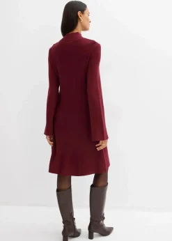 Discount Strickkleid in A-Linie aus Viskose-Mix Damen Bekleidung·Umstandsmode|Strickmode