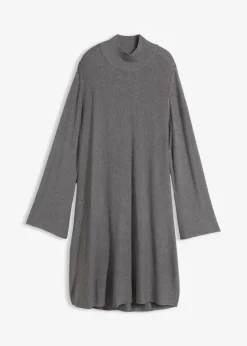 Damen bonprix Bekleidung·Pullover & Strickjacken|Kleider|Strickkleid in A-Linie aus Viskose-Mix