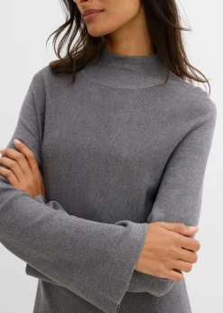 Damen bonprix Bekleidung·Pullover & Strickjacken|Kleider|Strickkleid in A-Linie aus Viskose-Mix