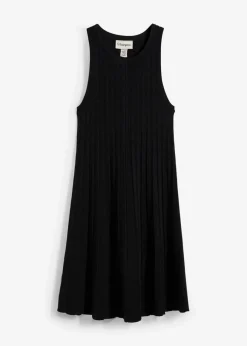 Sale Strickkleid in A-Linie aus Viskose-Mix Damen Kleider|Strickmode